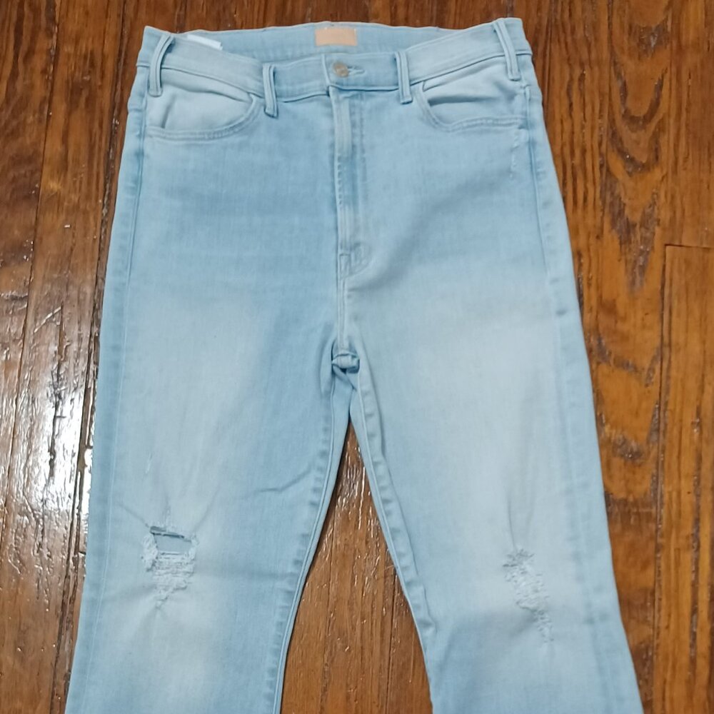 Mother The Hustler Ankle Fray Jeans size 31